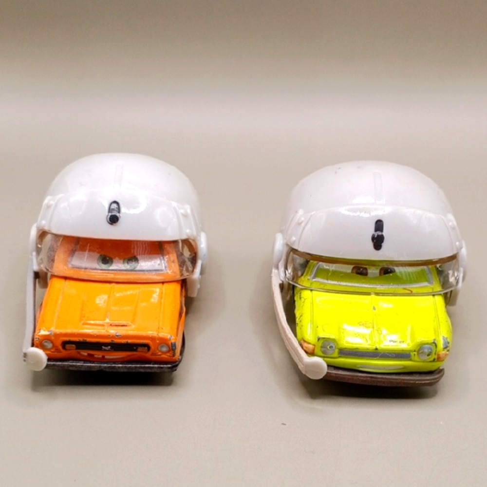 Kids Toy Cars Set - Orange and Yellow
